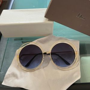 Designer sunglasses with case